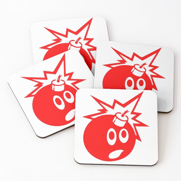 Item preview, Y2K Red Exploding Bomb - Streetwear Cartoon Character designed and sold by Kromatik.
