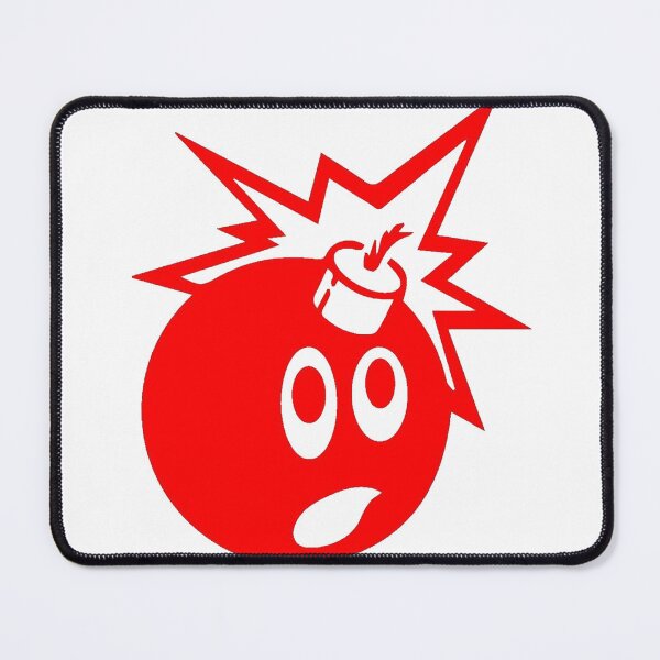 Item preview, Y2K Red Exploding Bomb - Streetwear Cartoon Character designed and sold by Kromatik.