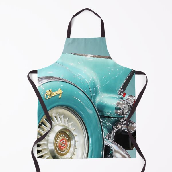 Item preview, 1956 Cadillac Eldorado Biarritz - Teal Tailfin, Sabre Wheel & Biarritz Badge Fine Art designed and sold by Peter Kraaibeek Art Gallery.