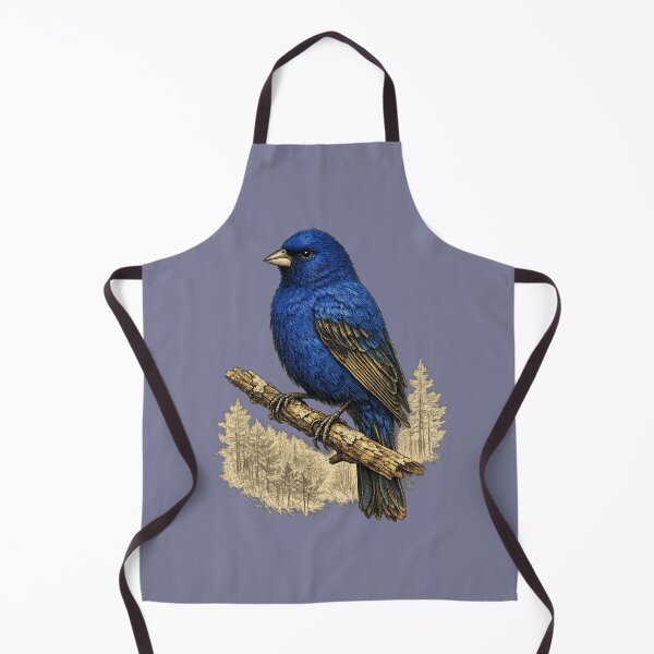 Item preview, Indigo Bunting – Sapphire Sky designed and sold by KrungiT Design .