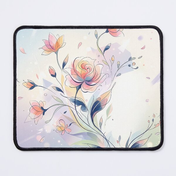 Item preview, Elegant Soft Pastel Floral Arrangement designed and sold by Neural Dream.