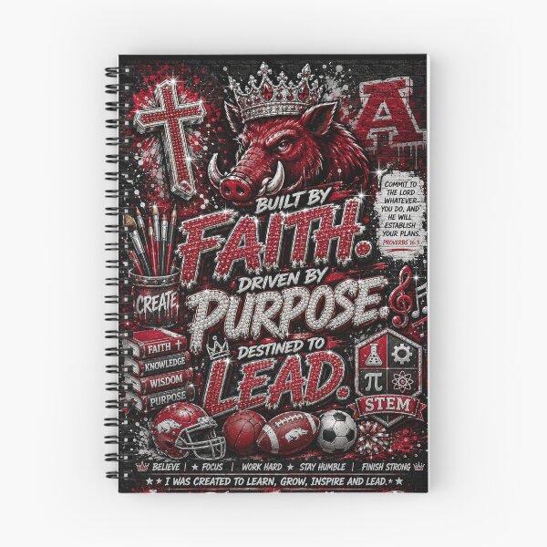Item preview, Arkansas Student Leadership Collection™ Built by Faith. Driven by Purpose. Destined to Lead.™ designed and sold by Creative Expressions Art.