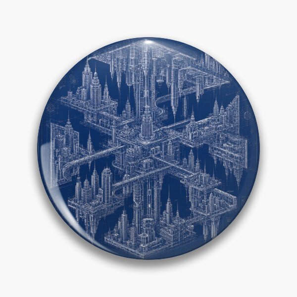Item preview, Impossible Gravity Blueprint | Anti-Gravity Megacity | Futuristic Architectural Illusion designed and sold by EverStitchStudio ★★★★★.
