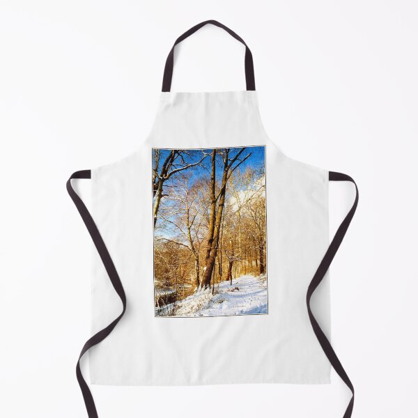Item preview, Woodland Trail Along a Stream in Winter designed and sold by AMacGPhilly.