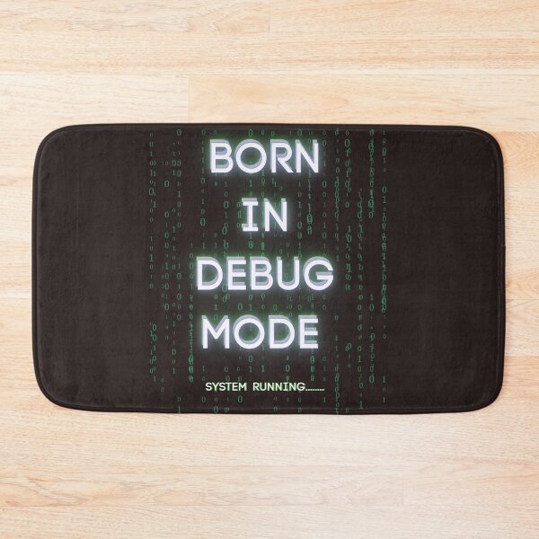 Item preview, Born In Debug Mode- Funny Programmer  Code  designed and sold by WRParadise.