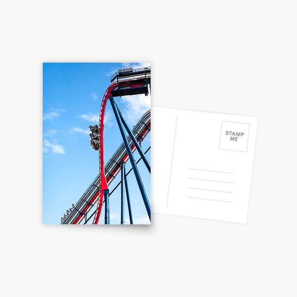 Rollercoaster Fun Postcard