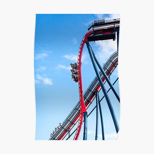 Rollercoaster Fun Poster