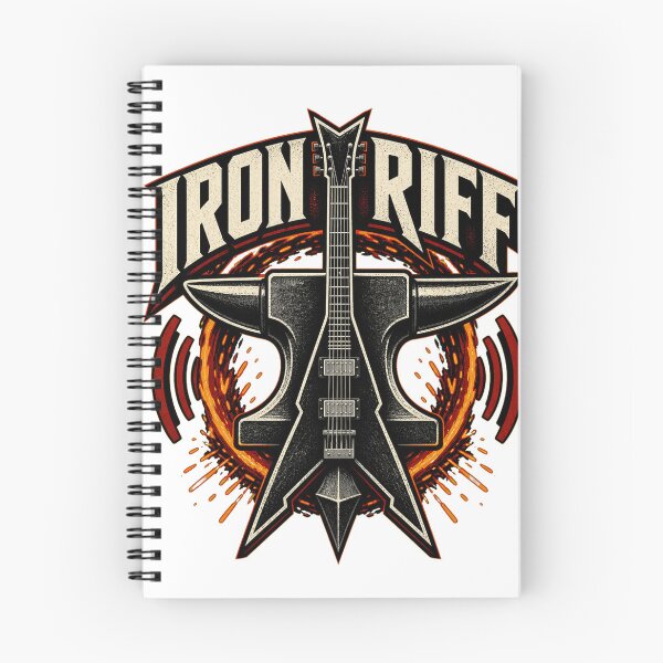 Item preview, IronRiff Forged Sound Guitar Emblem designed and sold by Neural Distortion.