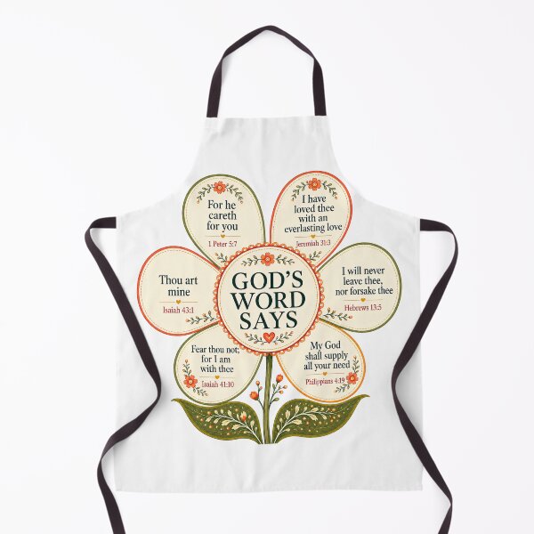Item preview, God’s Word Says KJV Scripture Flower – Christian Encouragement Gift designed and sold by FaithThroughEverySeason.