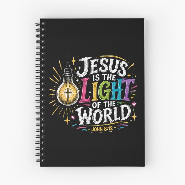 Item preview, Jesus Is The Light Of The World Bible Verse John designed and sold by KistanosMeka.