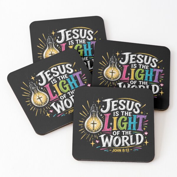 Item preview, Jesus Is The Light Of The World Bible Verse John designed and sold by KistanosMeka.
