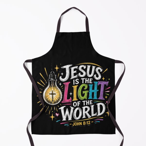 Item preview, Jesus Is The Light Of The World Bible Verse John designed and sold by KistanosMeka.