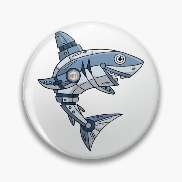 Item preview, Cartoon NFT Shark designed and sold by Crypto-NFT22.