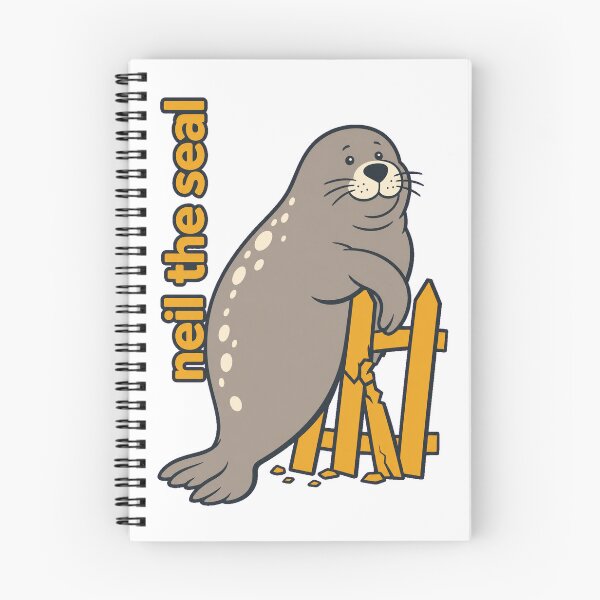Item preview, Neil the Seal Fence Wrecker - Minimalist Australian Wildlife designed and sold by VisualArtsOasis.