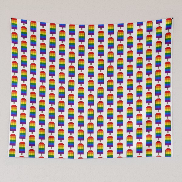 Item preview, Pixelart Rainbow Pride Icepop designed and sold by Lilac-Cat.