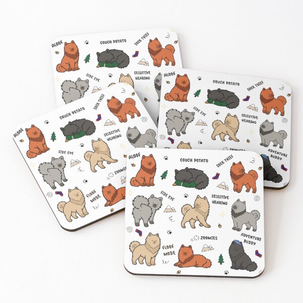 Item preview, Charming Eurasier Dogs designed and sold by CoffeeDivaJo.