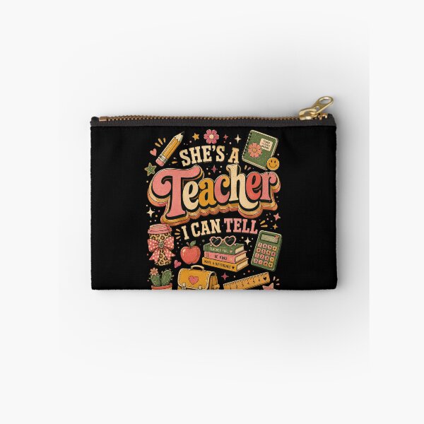 Item preview, She's a Teacher I Can Tell – Cute Teacher Appreciation  designed and sold by THREE LITTLE BEANS.