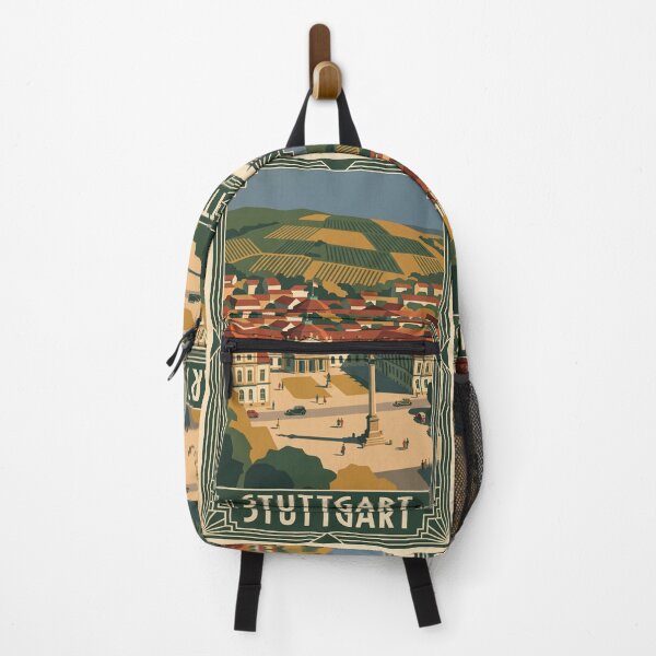 Item preview, Stuttgart Germany Vintage Travel Poster – Palace Art designed and sold by Bomax121.