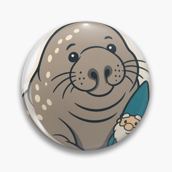 Item preview, Neil the Seal Lawn Lounger - Cute Minimalist Elephant Seal designed and sold by VisualArtsOasis.