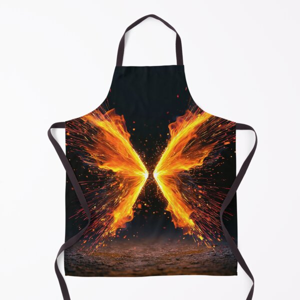Item preview, Fire Butterfly - Fiery Nature Fantasy Art Design designed and sold by WordPlayStudio.