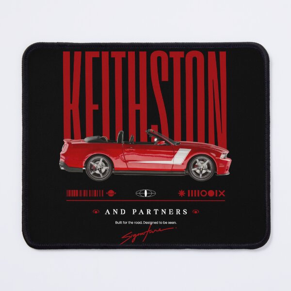 Item preview, Kethston Red Convertible Muscle Car – Dark Automotive Streetwear Graphic designed and sold by PrimeRacer.
