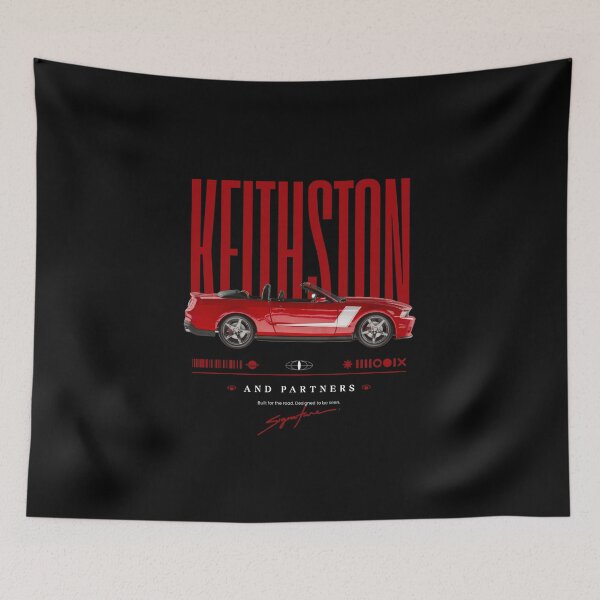 Item preview, Kethston Red Convertible Muscle Car – Dark Automotive Streetwear Graphic designed and sold by PrimeRacer.