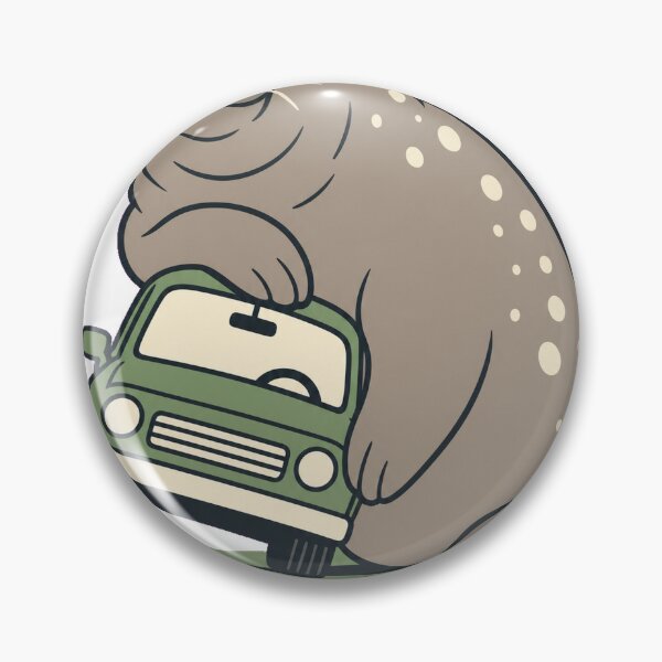Item preview, Neil the Seal - Car Leaner Flat Vector Illustration designed and sold by VisualArtsOasis.