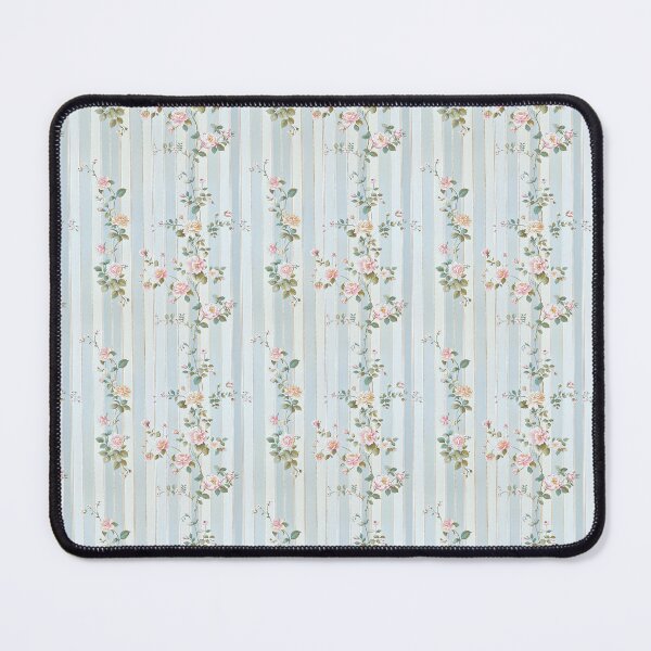 Item preview, Vintage Blue Floral Striped  designed and sold by LouieVanille.