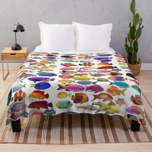 Item preview, colourful fish design designed and sold by CatsCritterDesigns .