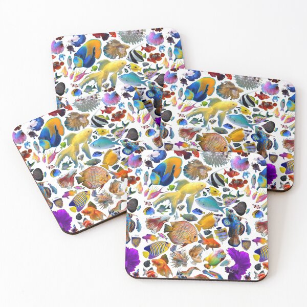 Item preview, colourful fish design designed and sold by CatsCritterDesigns .