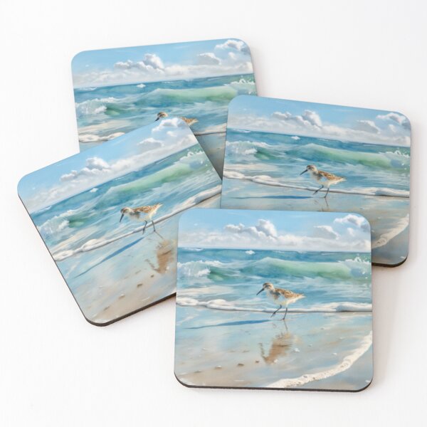 Item preview, A Sandpiper running along a shoreline, Birds in Motion designed and sold by CDC40.