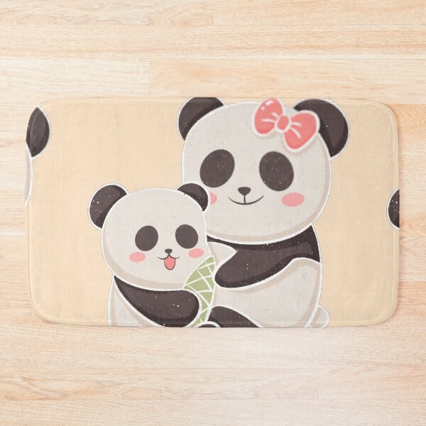 Item preview, Cute Panda Mom and Baby Sticker | Kawaii Panda Family | Adorable Animal Cartoon Gift designed and sold by ranivibes008.