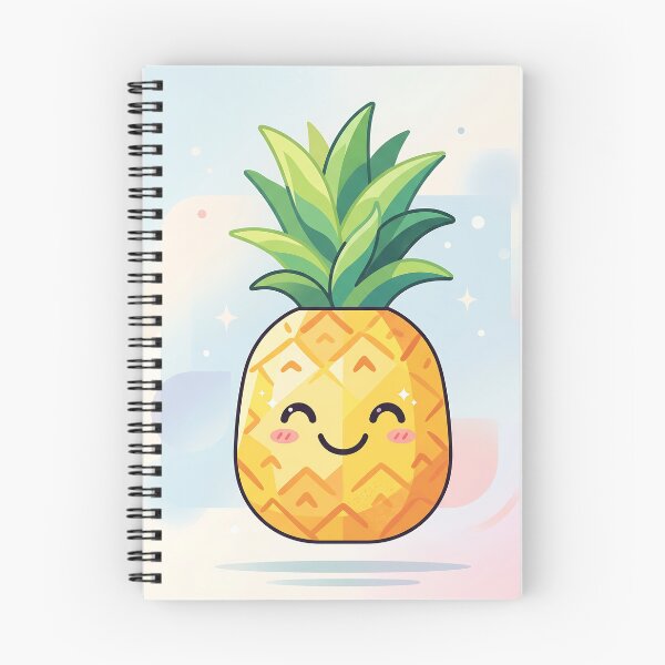 Item preview, Cute Kawaii Smiling Pineapple designed and sold by Neural Dream.