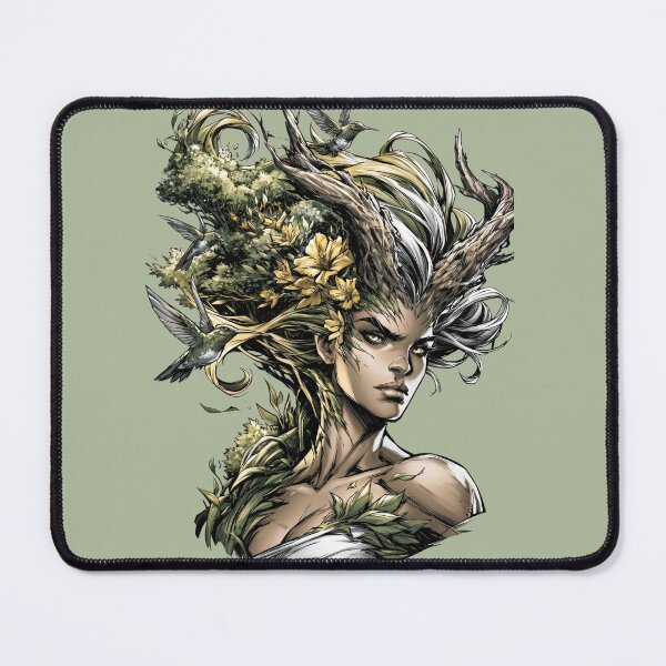 Item preview, Woodland Goddess of the Enchanted Grove designed and sold by MythicMood.