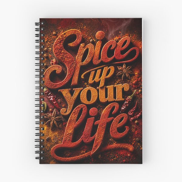 Item preview, Spice Up Your Life – Moody Vintage Typography Design designed and sold by Jandedan.