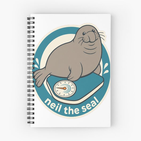 Item preview, Neil the Seal Chonk Scale - Cute Minimalist Elephant Seal designed and sold by VisualArtsOasis.