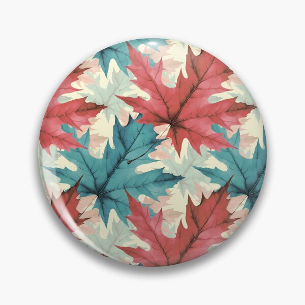 Item preview, Colorful Autumn Leaf Pattern | Warm Colors | Cream Background designed and sold by UnhingedBird.