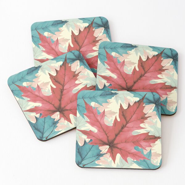 Item preview, Colorful Autumn Leaf Pattern | Warm Colors | Cream Background designed and sold by UnhingedBird.