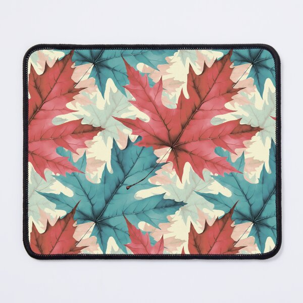 Item preview, Colorful Autumn Leaf Pattern | Warm Colors | Cream Background designed and sold by UnhingedBird.