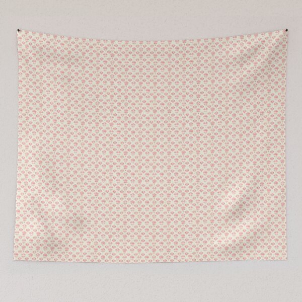 Item preview, Vintage Pink Heart Damask designed and sold by LouieVanille.