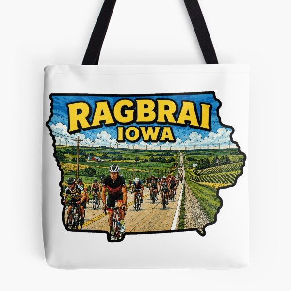 Item preview, RAGBRAI Iowa Map designed and sold by clintang.
