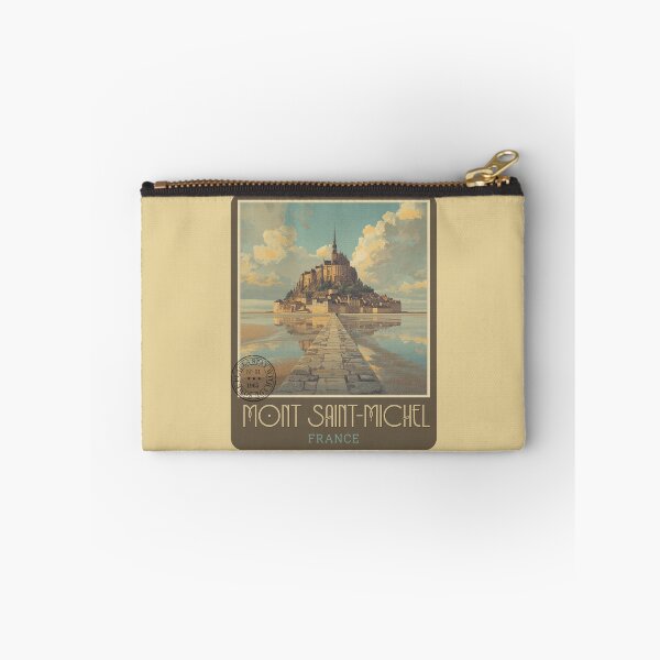 Item preview, Vintage Mont Saint Michel France Mid Century Poster designed and sold by KaBaRen.