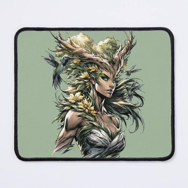 Item preview, Forest Goddess of the Sunlit Grove designed and sold by MythicMood.