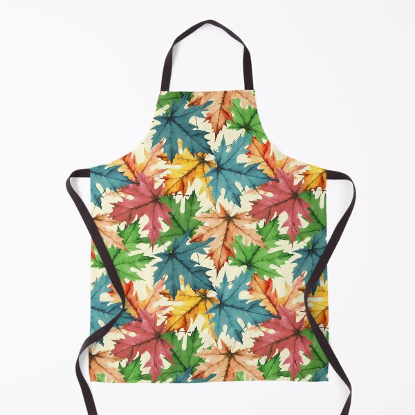Item preview, Colorful Autumn Leaf Pattern | Warm Colors | Cream Background designed and sold by UnhingedBird.