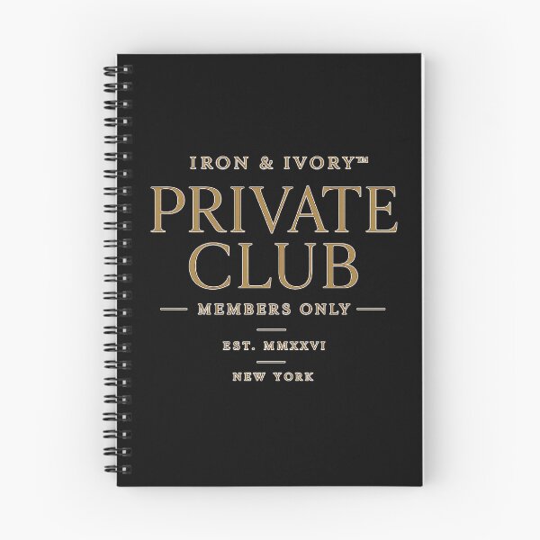 Item preview, IRON & IVORY™ Private Club Members Only | Luxury Minimalist Old Money Typography Streetwear designed and sold by littlestore.