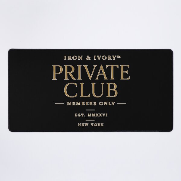 Item preview, IRON & IVORY™ Private Club Members Only | Luxury Minimalist Old Money Typography Streetwear designed and sold by littlestore.