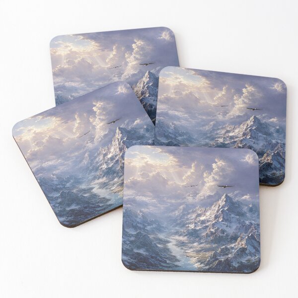 Item preview, Golden Light Over the Alpine River003 designed and sold by boStudio.
