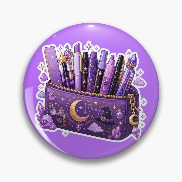 Item preview, Celestial Witchcore Stationery Pencil Case Sticker designed and sold by Christiana-Art.