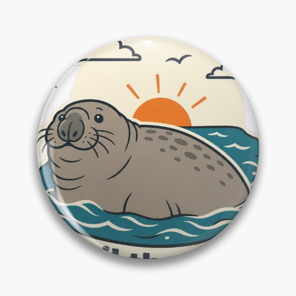 Item preview, Neil the Seal Return To The Sea - Minimalist Australian Wildlife designed and sold by VisualArtsOasis.