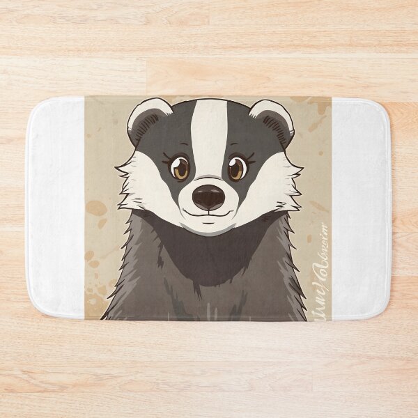 Item preview, Cute Kawaii Badger Sticker | Adorable Cartoon Woodland Animal Illustration designed and sold by dreamz-world.